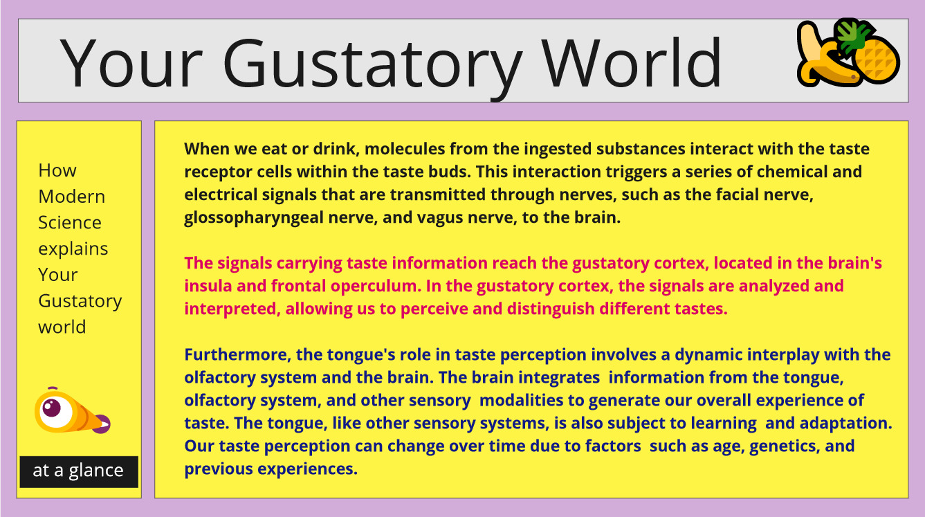 your gustatory world